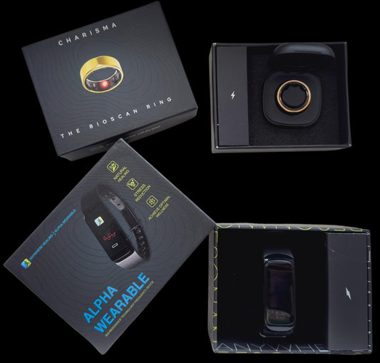 Alpha + Charisma Bundle | Wearable Duo for Focus, Energy & Calm