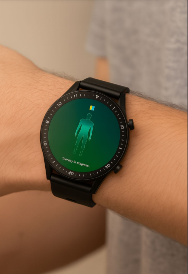 Frequana watch worn on a wrist
