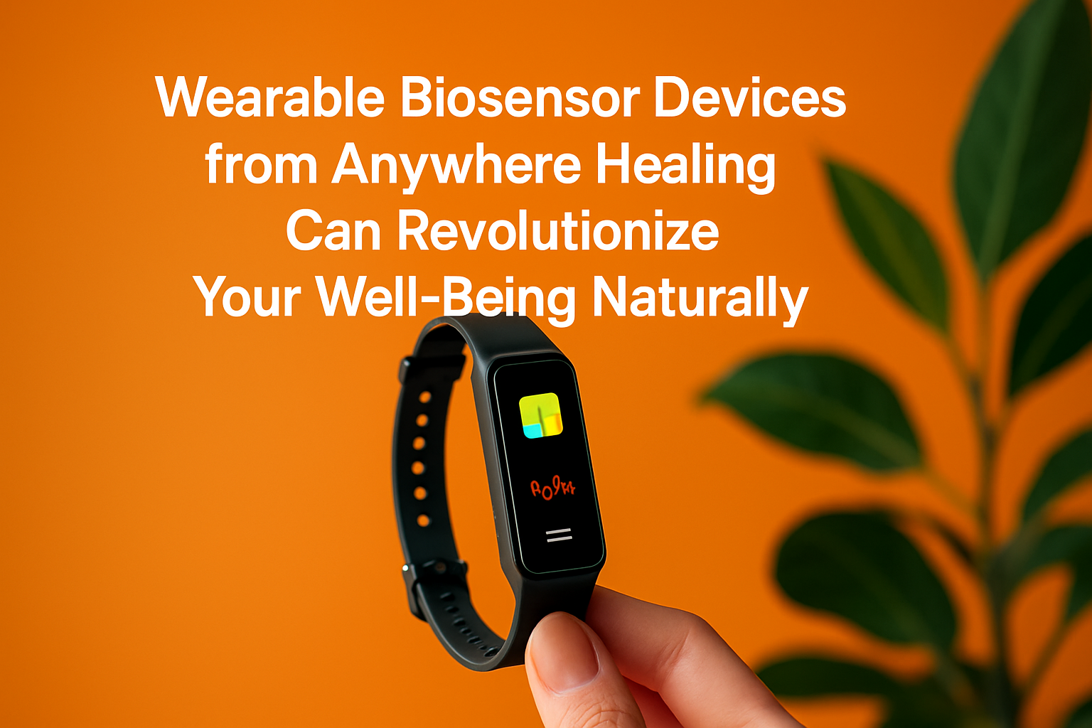 How Wearable Biosensor Devices from Anywhere Healing Can Revolutionize Your Well-Being Naturally