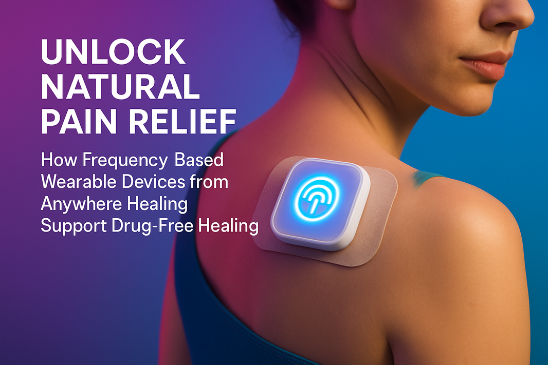 Unlock Natural Pain Relief: How Frequency-Based Wearable Devices from Anywhere Healing Support Drug-Free Healing