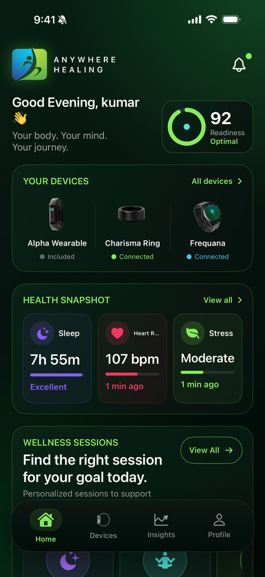 Frequana + Charisma Ring | A Complete System for Balance, Recovery & Wellbeing
